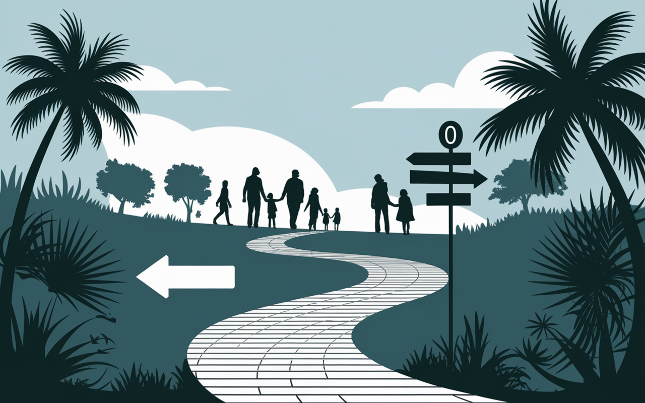 Sentier pave famille riziere Ubud Campuhan Ridge Walk