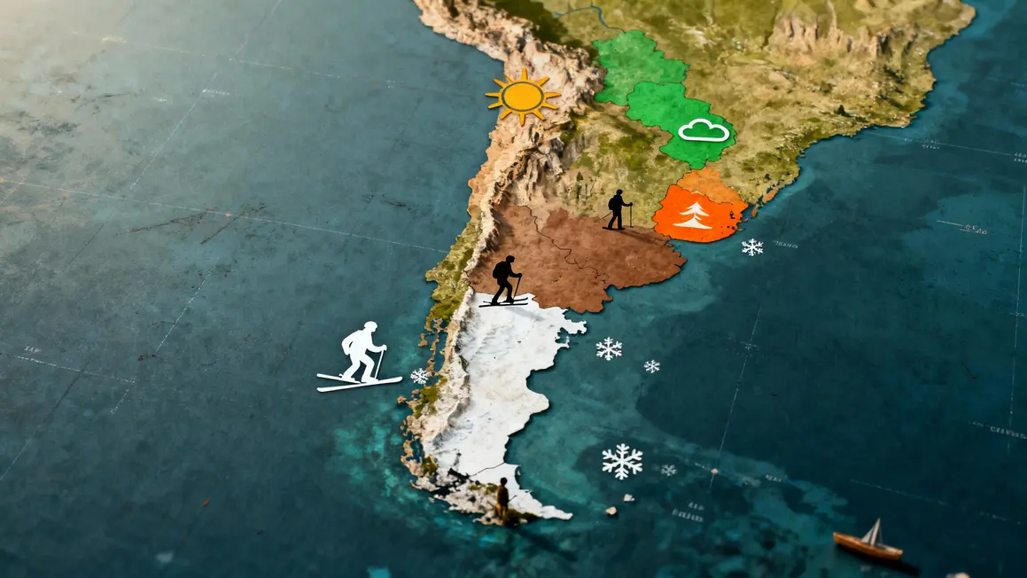 carte chili avec saisons et activites par pictogramme