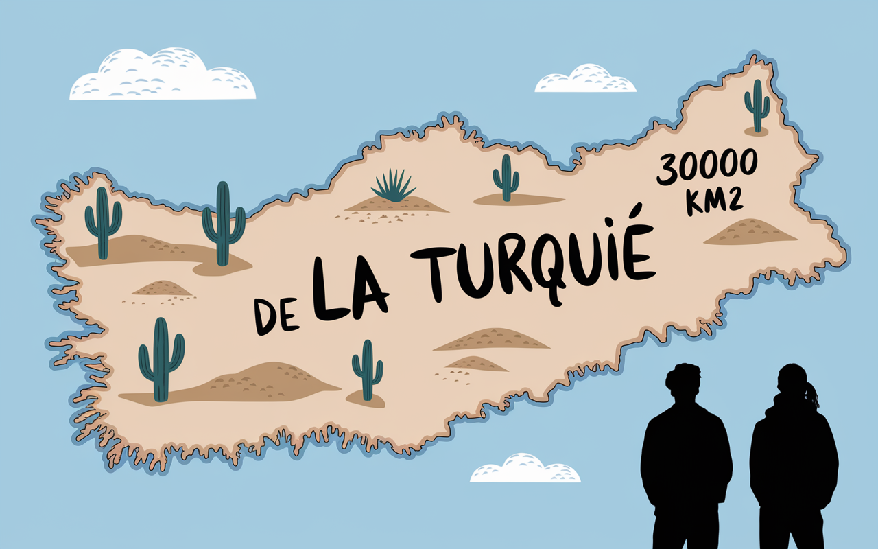 Carte deserts Turquie zones arides dunes voyageurs