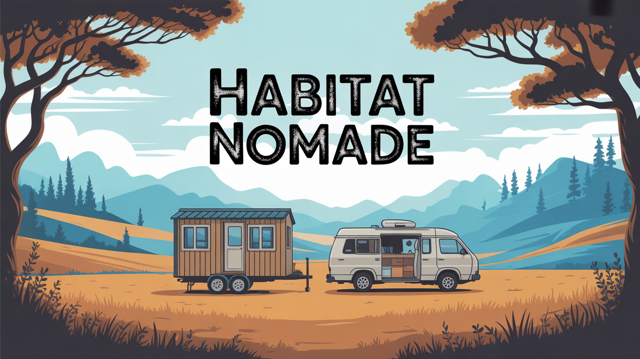 vue paysage habitat nomade yourte tiny house van