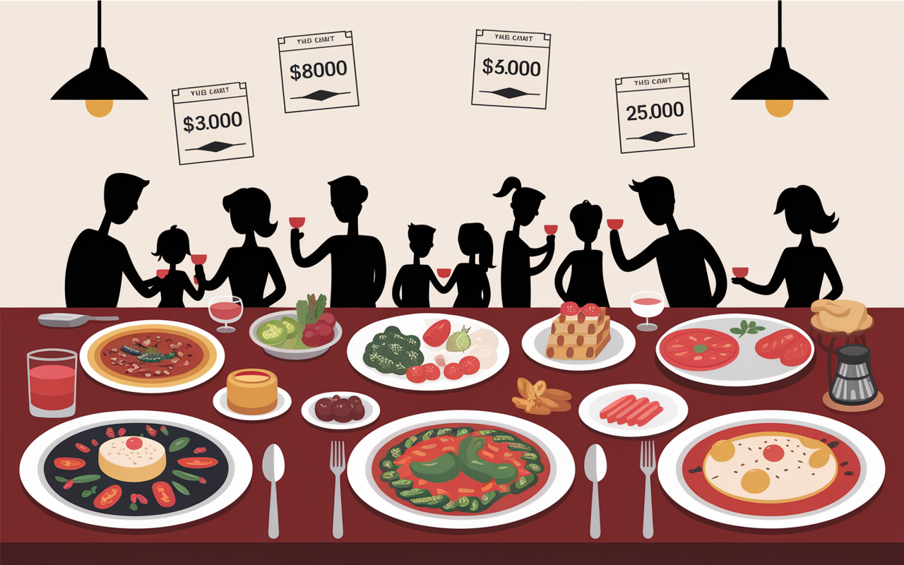 Plats traditionnels hongrois tickets groupes table Budapest