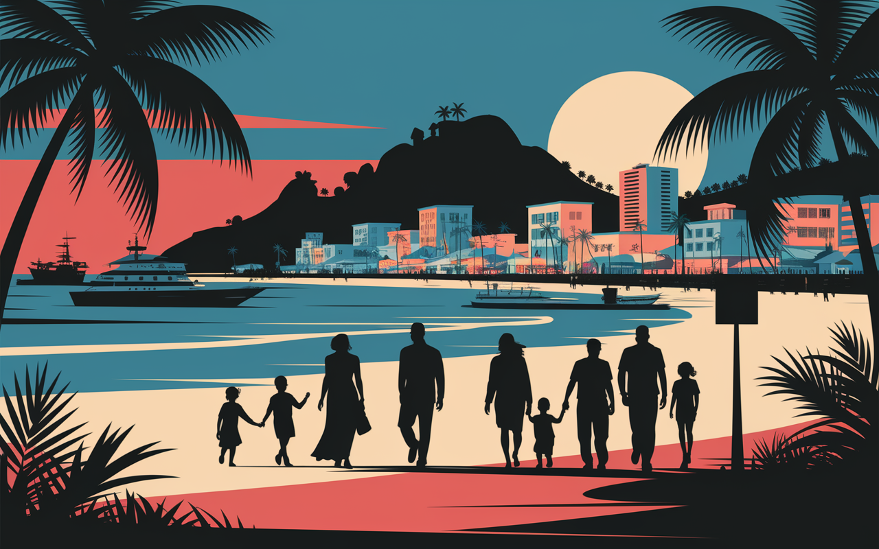 Port plages et habitants Toamasina Madagascar scene tropicale