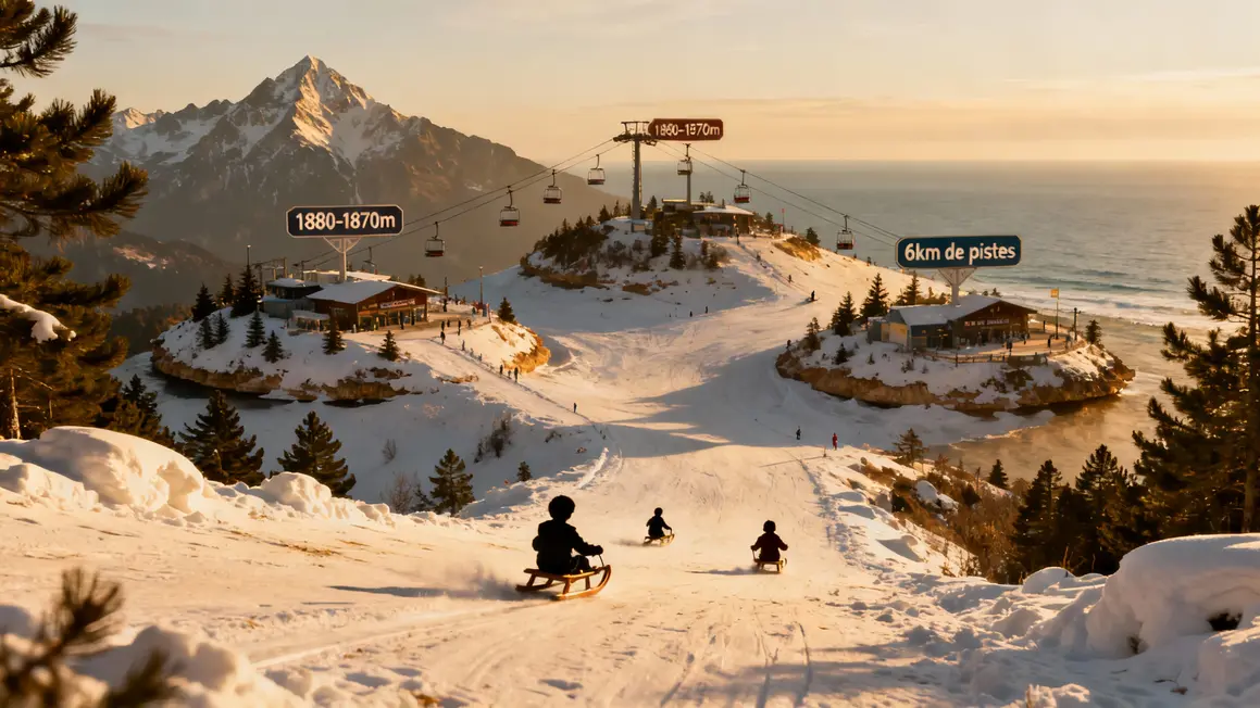 trois stations de ski en Corse domaines famille et vue mer