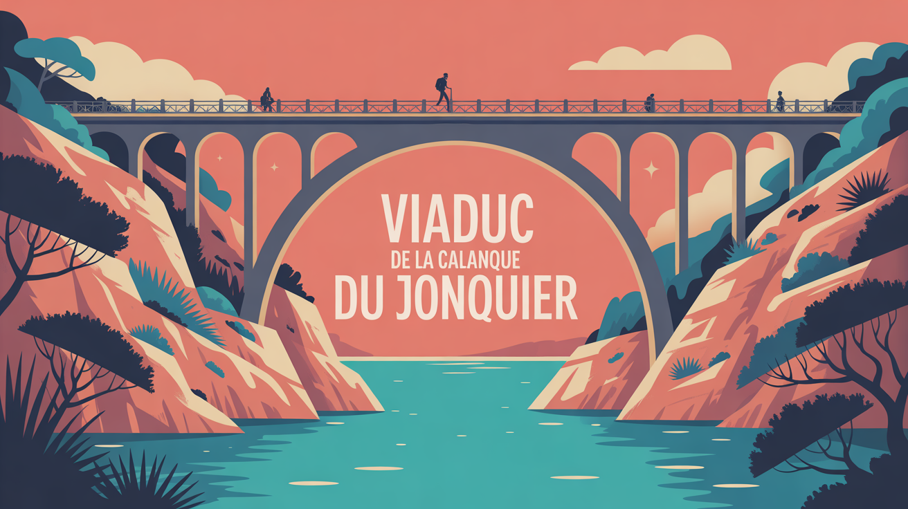 viaduc de la calanque du Jonquier panorama méditerranéen