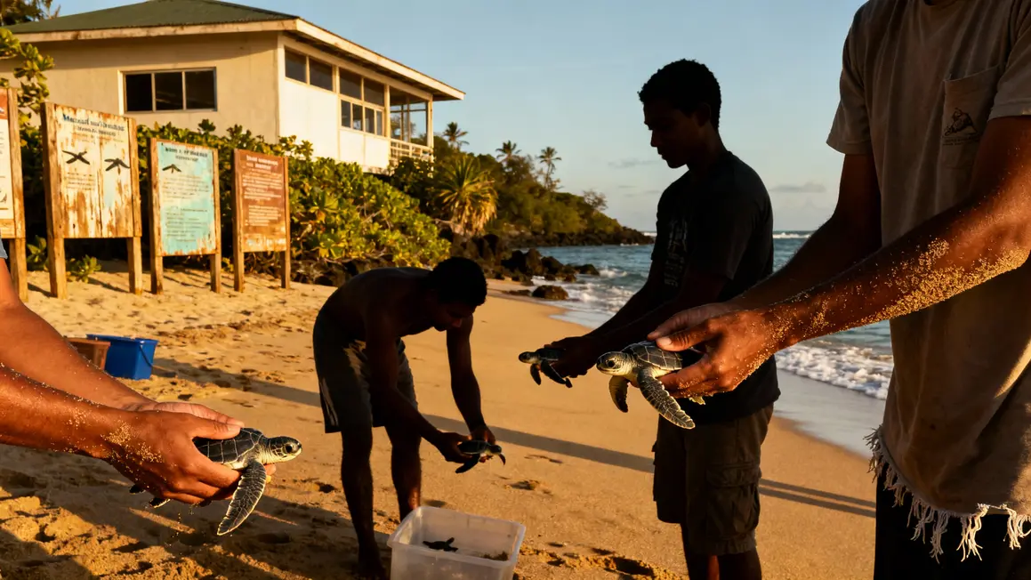 Centre tortues Mazunte écotourisme relâcher bébés