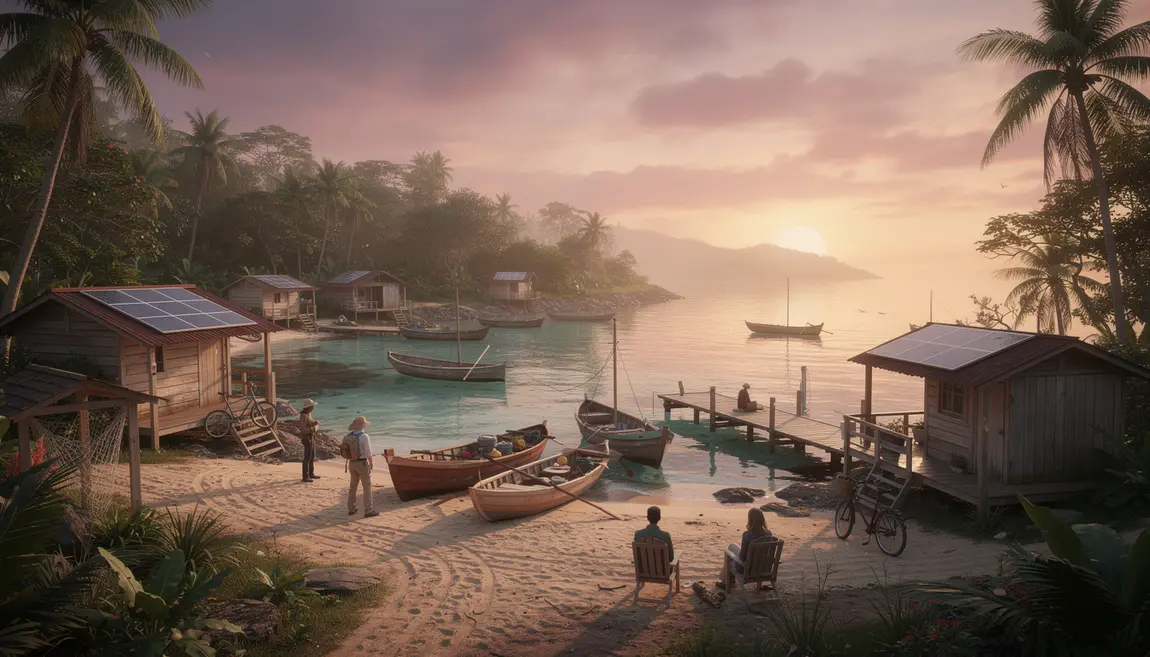 Village côtier Mazunte écotourisme plages sauvages